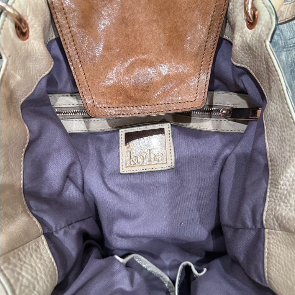 Kooba Brown and Tan Shoulder Bag - Picture 3 of 3